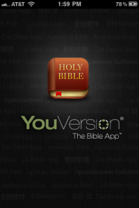 The Bible App™ Splash Screen Today