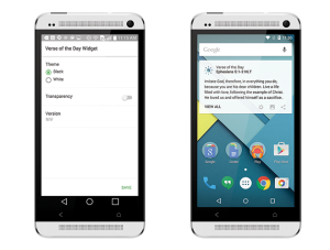 Bible App for Android Has Two Brand-New Widgets - YouVersion