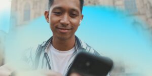 Person seeking intimacy through God's Word